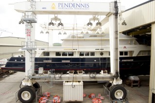 Motor yacht A2 at her launch
